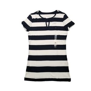 Tommy Hilfiger Women's V-Neck Stripe Favorite T-Shirt Size XS New